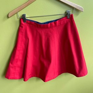 Vintage reversible woman’s (or girl’s) miniskirt red/navy excellent condition